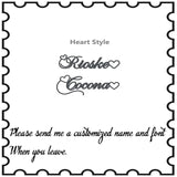 Fashion Custom Name Pendant Necklace With Heart Crown Any Letter Choker Necklace Stainless Steel Women&#39;s Jewelry Christmas Gifts