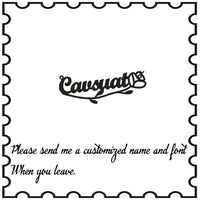 Fashion Custom Name Pendant Necklace With Heart Crown Any Letter Choker Necklace Stainless Steel Women&#39;s Jewelry Christmas Gifts