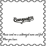 Fashion Custom Name Pendant Necklace With Heart Crown Any Letter Choker Necklace Stainless Steel Women&#39;s Jewelry Christmas Gifts