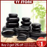 Hot Stone Massage Set Relieve Stress Back Pain Health Care Acupressure Lava Basalt Stones for Healthcare hot spa rock