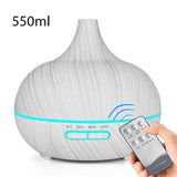 400/550ml Aroma Essential Oil Diffuser Aromatherapy Ultrasonic Air Humidifier Automatically Define Remote Control Humidificador