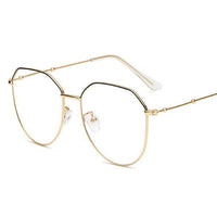 Metal Irregular Polygon Myopia Eyeglasses Women Men Prescription Spectacles Eyewear -0.5 -0.75 -1 -1.25 -1.5 -2 -2.5 -3 -3.5 -4