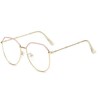 Metal Irregular Polygon Myopia Eyeglasses Women Men Prescription Spectacles Eyewear -0.5 -0.75 -1 -1.25 -1.5 -2 -2.5 -3 -3.5 -4
