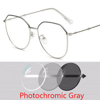 Metal Irregular Polygon Myopia Eyeglasses Women Men Prescription Spectacles Eyewear -0.5 -0.75 -1 -1.25 -1.5 -2 -2.5 -3 -3.5 -4