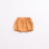 Infant Kids Harem Pants Cotton Linen Shorts Newborn Baby Boys Girls Short Trousers PP Pants Diaper Covers Bloomers 0-24 months