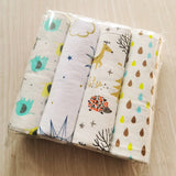 NEW color 4pcs/pack 100%cotton flannel receiving baby blanket newborn  colorful cobertor baby bedsheet supersoft blanket 76x76cm
