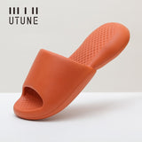 UTUNE Men&#39;s Slippers Indoor Shoes For Man Soft Summer EVA Sandals Mute Non-slip Women Fish Slides Bathroom zapatillas de casa