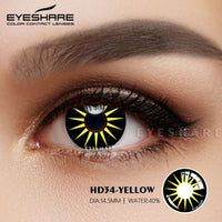 EYESHARE Color Contact Lenses For Eyes 2pcs Anime Cosplay Colored Lenses Blue Red Halloween Lenses Contact Lens Beauty Makeup