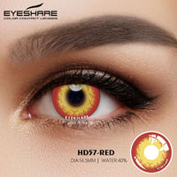EYESHARE Color Contact Lenses For Eyes 2pcs Anime Cosplay Colored Lenses Blue Red Halloween Lenses Contact Lens Beauty Makeup