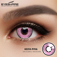 EYESHARE Color Contact Lenses For Eyes 2pcs Anime Cosplay Colored Lenses Blue Red Halloween Lenses Contact Lens Beauty Makeup