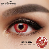 EYESHARE Color Contact Lenses For Eyes 2pcs Anime Cosplay Colored Lenses Blue Red Halloween Lenses Contact Lens Beauty Makeup