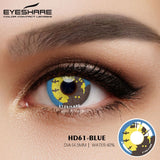 EYESHARE Color Contact Lenses For Eyes 2pcs Anime Cosplay Colored Lenses Blue Red Halloween Lenses Contact Lens Beauty Makeup