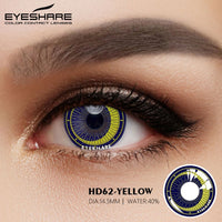 EYESHARE Color Contact Lenses For Eyes 2pcs Anime Cosplay Colored Lenses Blue Red Halloween Lenses Contact Lens Beauty Makeup