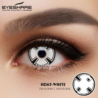 EYESHARE Color Contact Lenses For Eyes 2pcs Anime Cosplay Colored Lenses Blue Red Halloween Lenses Contact Lens Beauty Makeup