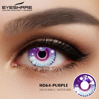 EYESHARE Color Contact Lenses For Eyes 2pcs Anime Cosplay Colored Lenses Blue Red Halloween Lenses Contact Lens Beauty Makeup