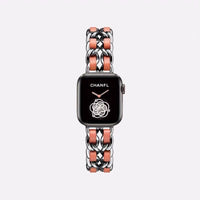 Strap For Apple Watch 7 Band 45MM 41MM 6 5 4 3 2 38 mm 42mm Bracelet Stainless Steel luxury for iWatch series 7 6 se  40mm 44mm