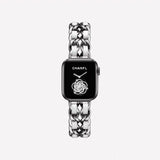 Strap For Apple Watch 7 Band 45MM 41MM 6 5 4 3 2 38 mm 42mm Bracelet Stainless Steel luxury for iWatch series 7 6 se  40mm 44mm