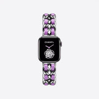 Strap For Apple Watch 7 Band 45MM 41MM 6 5 4 3 2 38 mm 42mm Bracelet Stainless Steel luxury for iWatch series 7 6 se  40mm 44mm