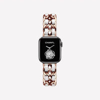 Strap For Apple Watch 7 Band 45MM 41MM 6 5 4 3 2 38 mm 42mm Bracelet Stainless Steel luxury for iWatch series 7 6 se  40mm 44mm