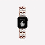 Strap For Apple Watch 7 Band 45MM 41MM 6 5 4 3 2 38 mm 42mm Bracelet Stainless Steel luxury for iWatch series 7 6 se  40mm 44mm
