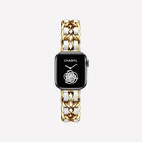 Strap For Apple Watch 7 Band 45MM 41MM 6 5 4 3 2 38 mm 42mm Bracelet Stainless Steel luxury for iWatch series 7 6 se  40mm 44mm