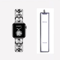 Strap For Apple Watch 7 Band 45MM 41MM 6 5 4 3 2 38 mm 42mm Bracelet Stainless Steel luxury for iWatch series 7 6 se  40mm 44mm