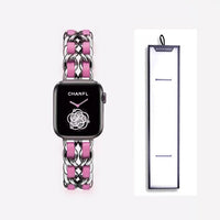 Strap For Apple Watch 7 Band 45MM 41MM 6 5 4 3 2 38 mm 42mm Bracelet Stainless Steel luxury for iWatch series 7 6 se  40mm 44mm