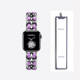 Strap For Apple Watch 7 Band 45MM 41MM 6 5 4 3 2 38 mm 42mm Bracelet Stainless Steel luxury for iWatch series 7 6 se  40mm 44mm