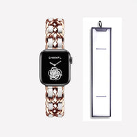 Strap For Apple Watch 7 Band 45MM 41MM 6 5 4 3 2 38 mm 42mm Bracelet Stainless Steel luxury for iWatch series 7 6 se  40mm 44mm