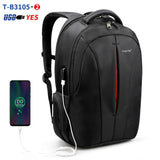 Tigernu USB Recharging Men 15.6 inch Laptop Backpacks Student Schoolbag For Boys Waterproof Quality Male Rucksack Mochila Bag