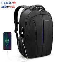 Tigernu USB Recharging Men 15.6 inch Laptop Backpacks Student Schoolbag For Boys Waterproof Quality Male Rucksack Mochila Bag