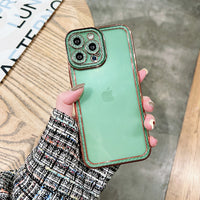 Clear Plating Star Diamond Angel Eyes Phone Case for IPhone 11 12 13 Pro Max XR X XS 7 8 Plus Soft Cover Lens Protection Cases