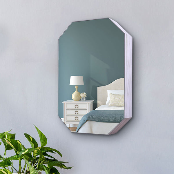 KingYee Cosmetic storage cabinet makeup mirror decorative photo frame storage objective mirror cabinet jewelry storage cabinet