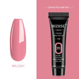 MIZHSE 30ml Poly Nail Gel Finger Extension Quick Extension Poly-gel Semi Permanent Gel Soak Off UV Gel Nail Polish For Nail Art