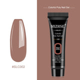 MIZHSE 30ml Poly Nail Gel Finger Extension Quick Extension Poly-gel Semi Permanent Gel Soak Off UV Gel Nail Polish For Nail Art