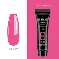MIZHSE 30ml Poly Nail Gel Finger Extension Quick Extension Poly-gel Semi Permanent Gel Soak Off UV Gel Nail Polish For Nail Art