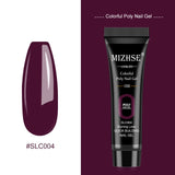 MIZHSE 30ml Poly Nail Gel Finger Extension Quick Extension Poly-gel Semi Permanent Gel Soak Off UV Gel Nail Polish For Nail Art