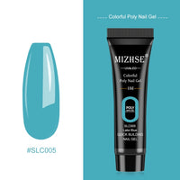 MIZHSE 30ml Poly Nail Gel Finger Extension Quick Extension Poly-gel Semi Permanent Gel Soak Off UV Gel Nail Polish For Nail Art