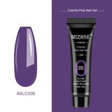 MIZHSE 30ml Poly Nail Gel Finger Extension Quick Extension Poly-gel Semi Permanent Gel Soak Off UV Gel Nail Polish For Nail Art