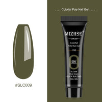 MIZHSE 30ml Poly Nail Gel Finger Extension Quick Extension Poly-gel Semi Permanent Gel Soak Off UV Gel Nail Polish For Nail Art