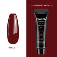 MIZHSE 30ml Poly Nail Gel Finger Extension Quick Extension Poly-gel Semi Permanent Gel Soak Off UV Gel Nail Polish For Nail Art