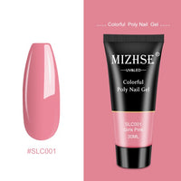 MIZHSE 30ml Poly Nail Gel Finger Extension Quick Extension Poly-gel Semi Permanent Gel Soak Off UV Gel Nail Polish For Nail Art