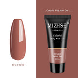 MIZHSE 30ml Poly Nail Gel Finger Extension Quick Extension Poly-gel Semi Permanent Gel Soak Off UV Gel Nail Polish For Nail Art