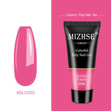 MIZHSE 30ml Poly Nail Gel Finger Extension Quick Extension Poly-gel Semi Permanent Gel Soak Off UV Gel Nail Polish For Nail Art