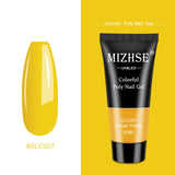 MIZHSE 30ml Poly Nail Gel Finger Extension Quick Extension Poly-gel Semi Permanent Gel Soak Off UV Gel Nail Polish For Nail Art