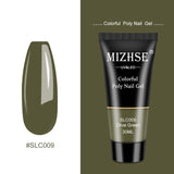 MIZHSE 30ml Poly Nail Gel Finger Extension Quick Extension Poly-gel Semi Permanent Gel Soak Off UV Gel Nail Polish For Nail Art