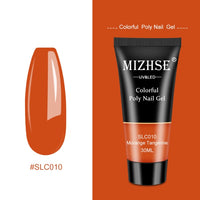 MIZHSE 30ml Poly Nail Gel Finger Extension Quick Extension Poly-gel Semi Permanent Gel Soak Off UV Gel Nail Polish For Nail Art