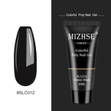 MIZHSE 30ml Poly Nail Gel Finger Extension Quick Extension Poly-gel Semi Permanent Gel Soak Off UV Gel Nail Polish For Nail Art
