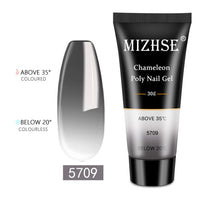 MIZHSE 30ml Poly Nail Gel Finger Extension Quick Extension Poly-gel Semi Permanent Gel Soak Off UV Gel Nail Polish For Nail Art