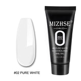 MIZHSE 30ml Poly Nail Gel Finger Extension Quick Extension Poly-gel Semi Permanent Gel Soak Off UV Gel Nail Polish For Nail Art
